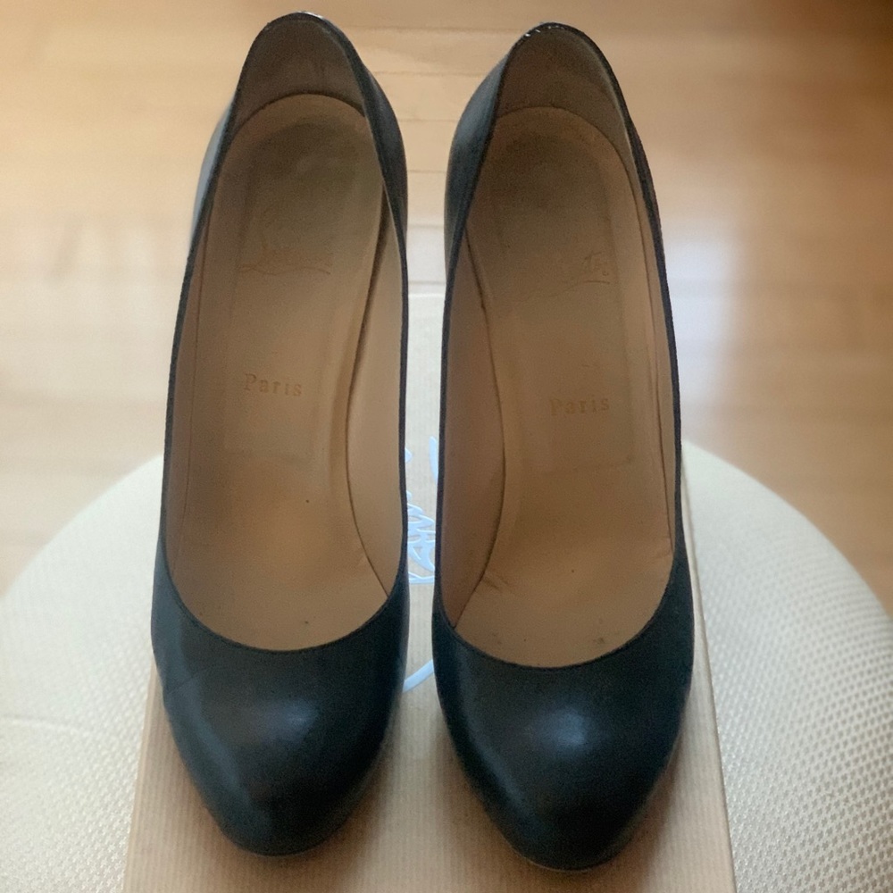 Christian Louboutin Simple Black 100mm Pump 41.5